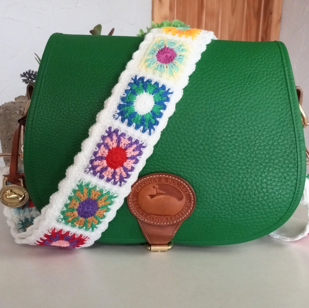 Dooney & Bourke Vintage, 1992, AWL Western Saddle Bag, Medium Size - Picture 13 of 14
